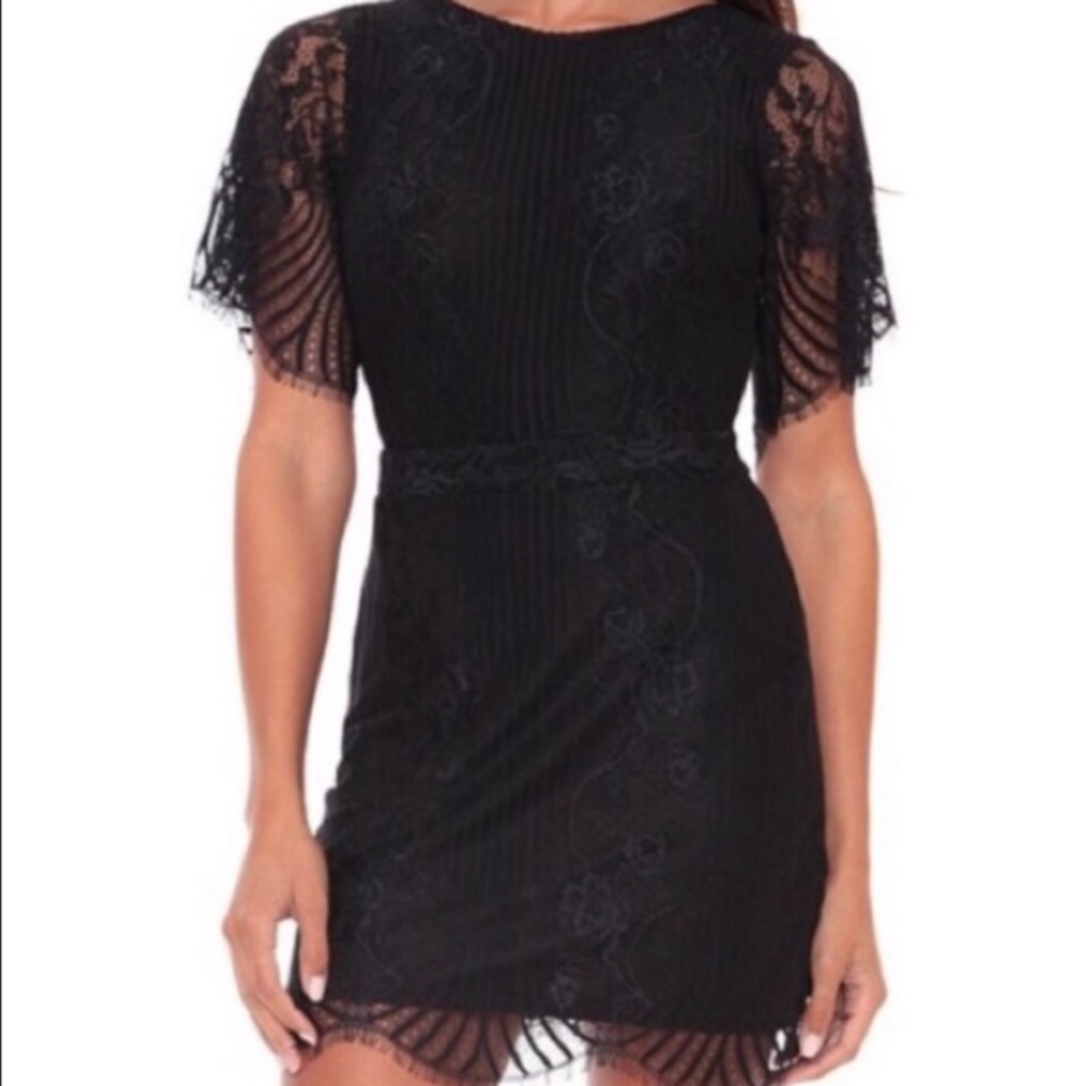 REVOLVE For Love & Lemons Black San Macros Dress